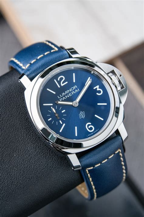 panerai blue dial price|panerai luminor blu mare.